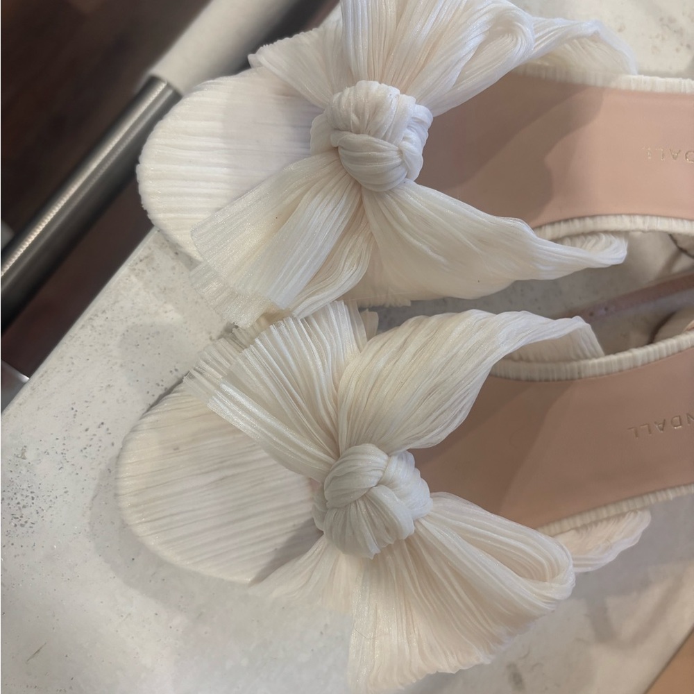 Dahlia Pearl Pleated Bow Heel - Picture 7 of 8